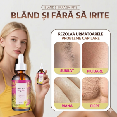 Serul Epilator OceAura cu extracte naturale din plante